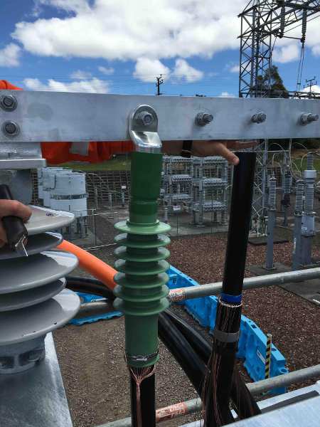 Nexans AFN 33kV Substation Cable Termination With GPH Mechanical Shearbolt Lugs